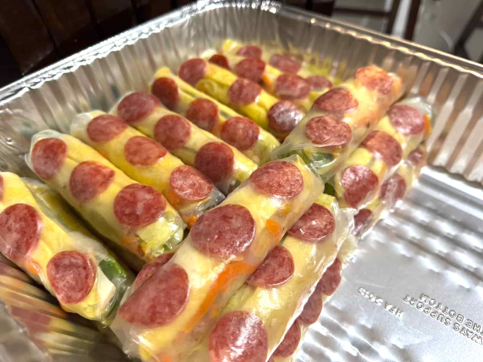 Bò pía (Popiah) chạy/mặn